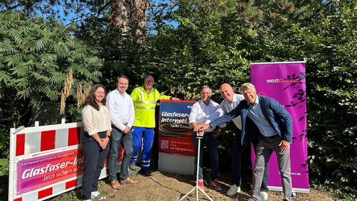 Glasfaserausbau 