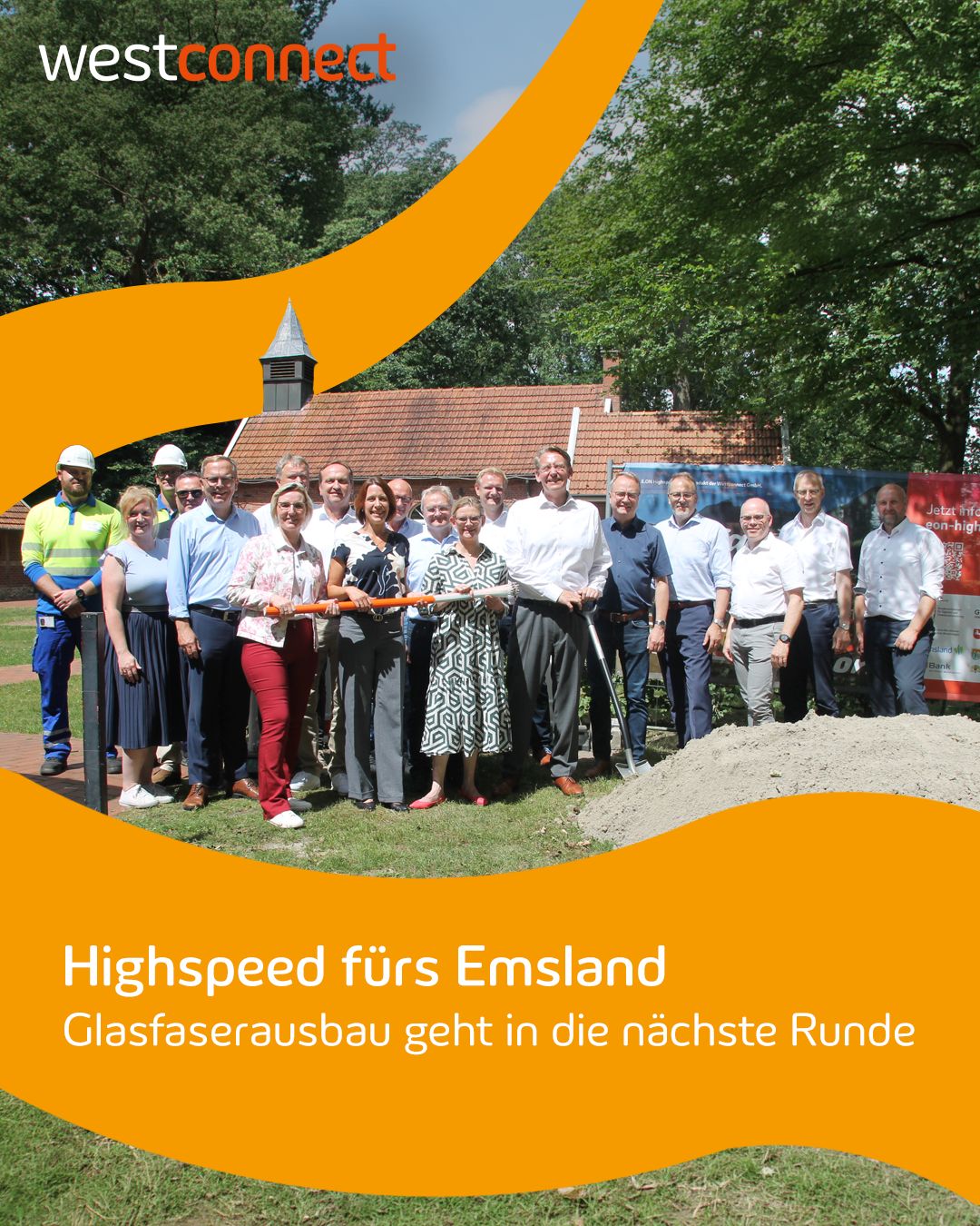 Nächster Meilenstein für den Glasfaserausbau im Landkreis Emsland 🚀