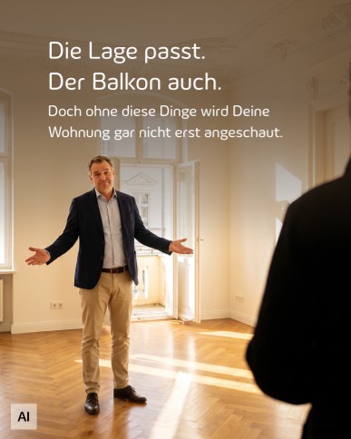 Die Wohnung ist doch perfekt – Warum bewirbt sich niemand dafür? 🤔 – Bild 1